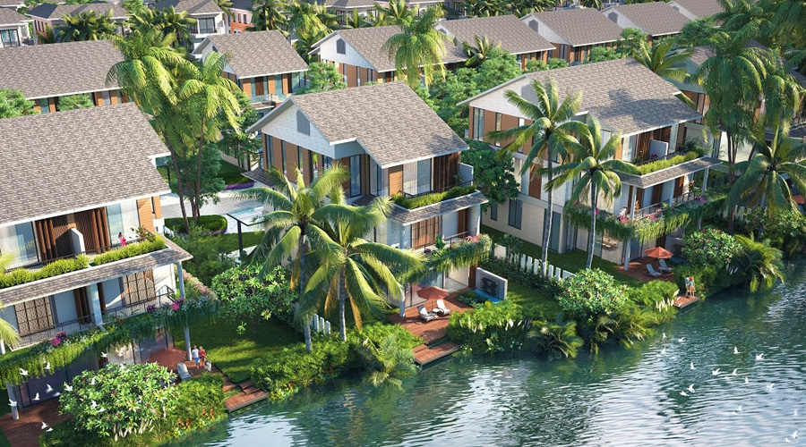 Biệt thự đảo ven sông