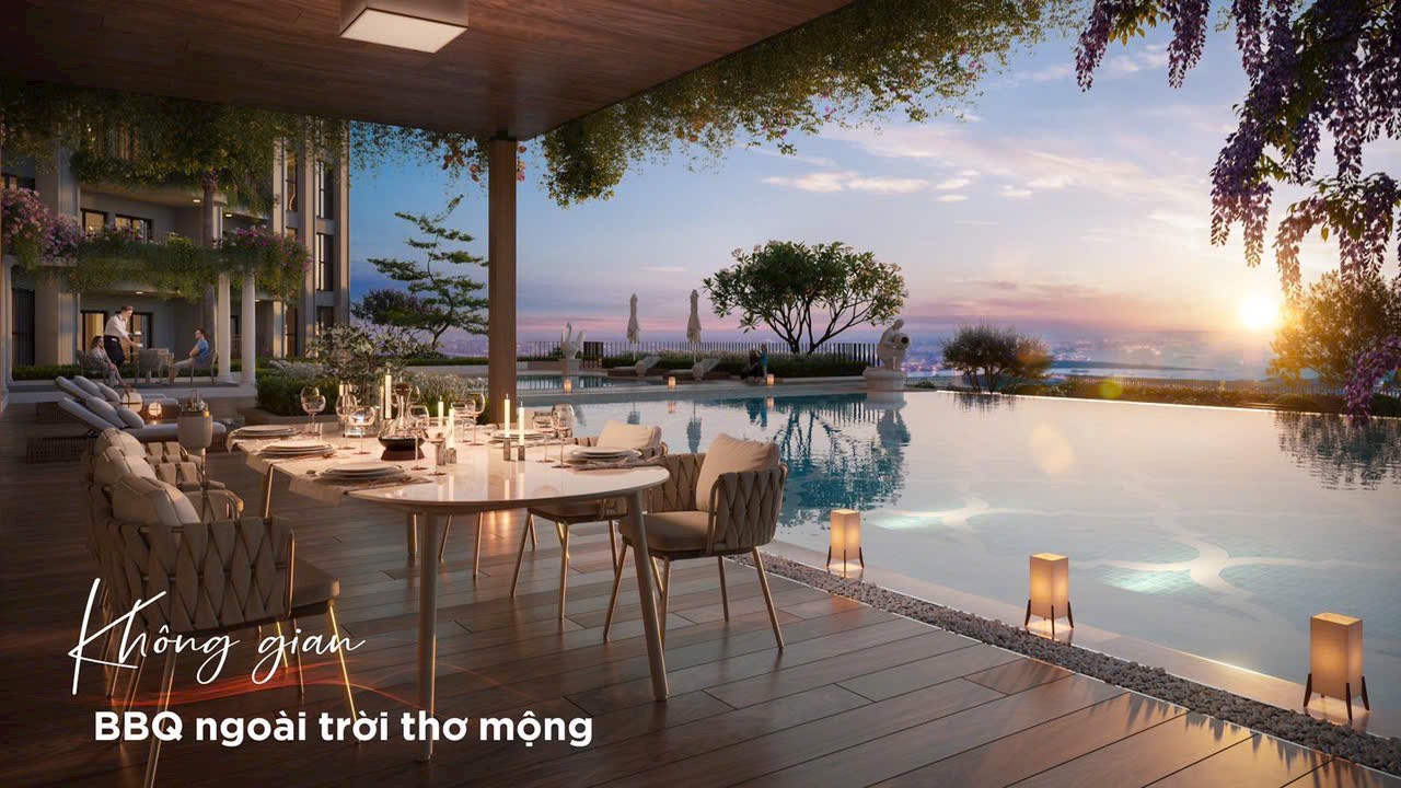 BBQ ngoài trời thơ mộng